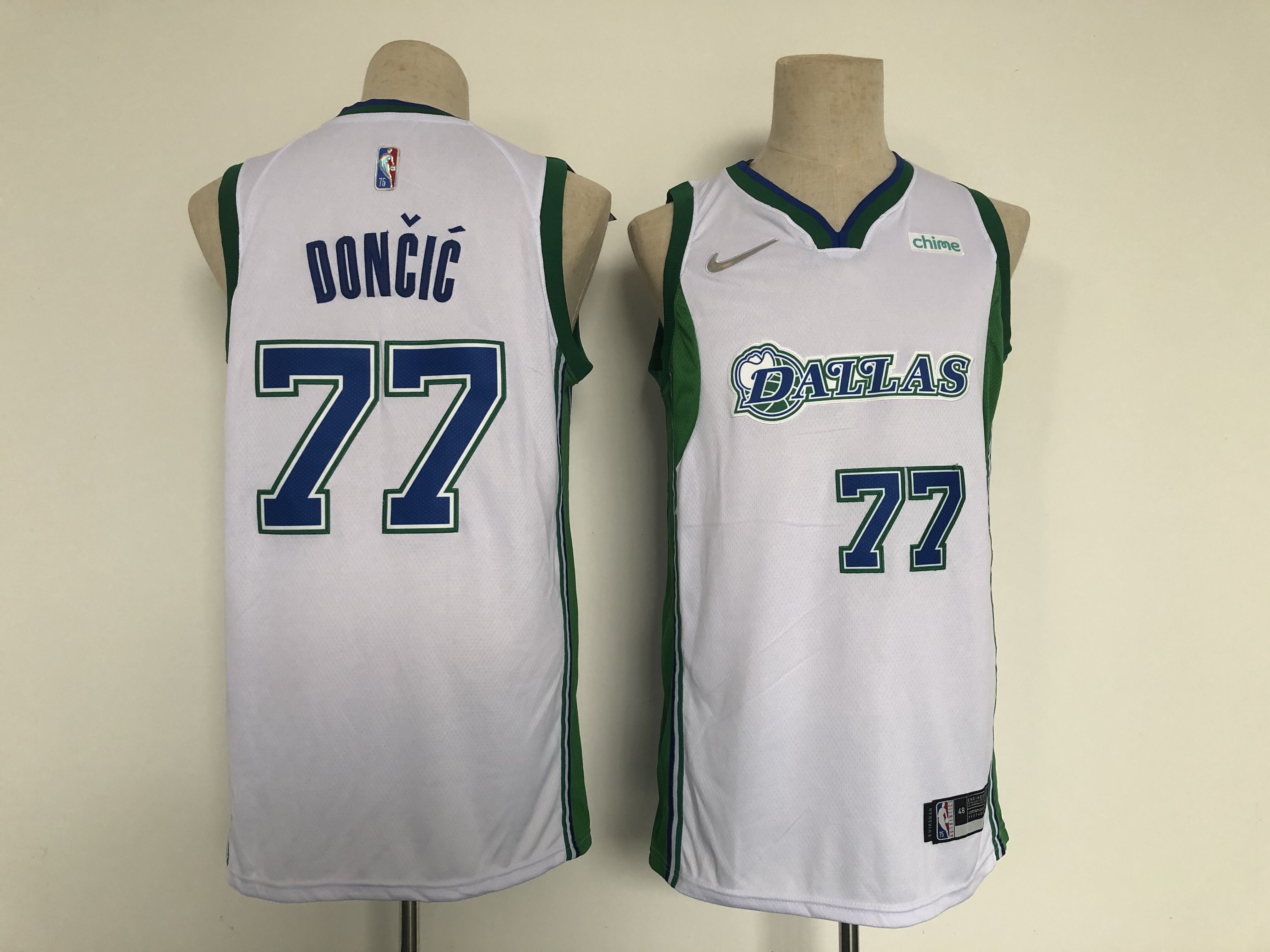 Men Dallas Mavericks #77 Doncic White 2022 City Edition Nike NBA Jersey->washington wizards->NBA Jersey